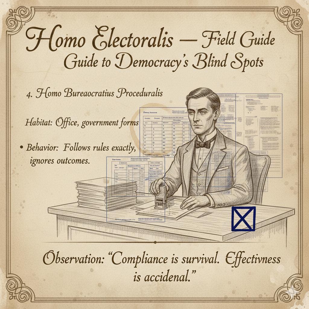 Homo Bureaucratius Proceduralis